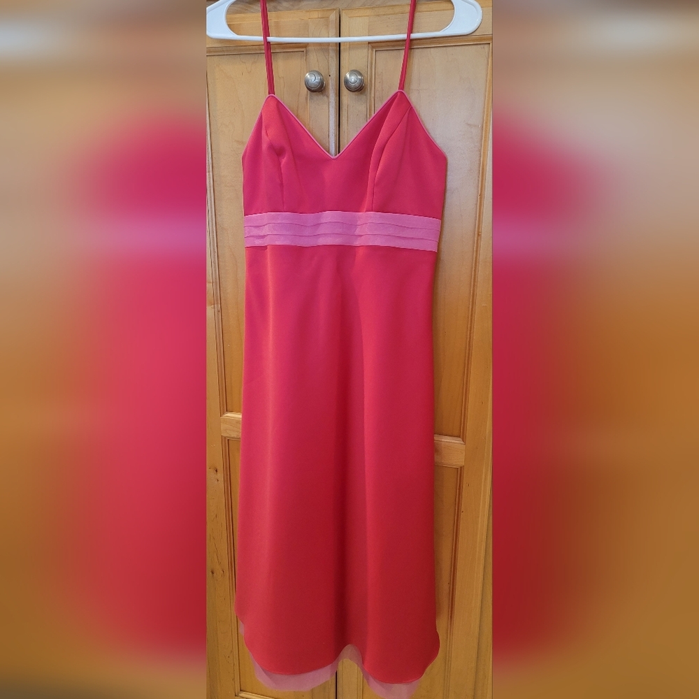 Elegant Pink Fuschia Dress